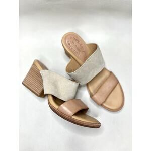 Kork Ease Gorrie Slide Sandal Heeled Pink Taupe Size 7